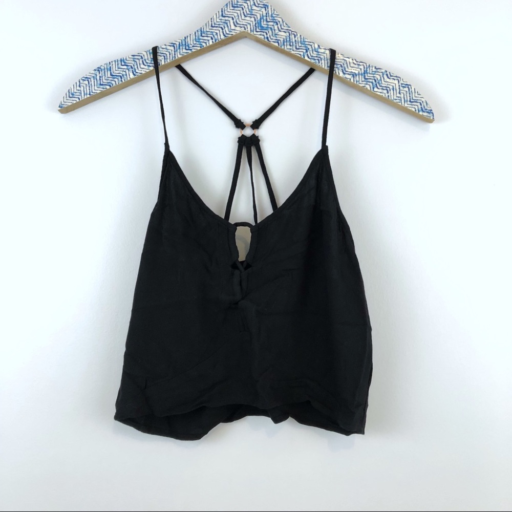 Sold Kendall and Kylie crop top Black size small - Picture 2 of 6